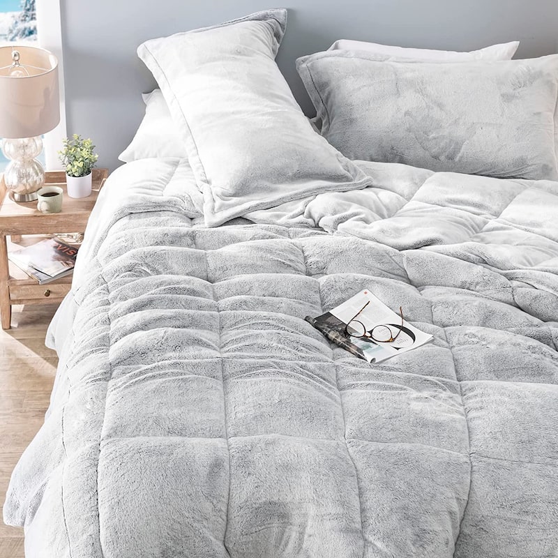 Nati Nasti - Coma Inducer® Comforter Set - USA Lightweight Filled - Frosted Coal