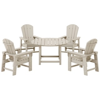 Laguna Kids Adirondack 5-Piece Round Table Dining Set