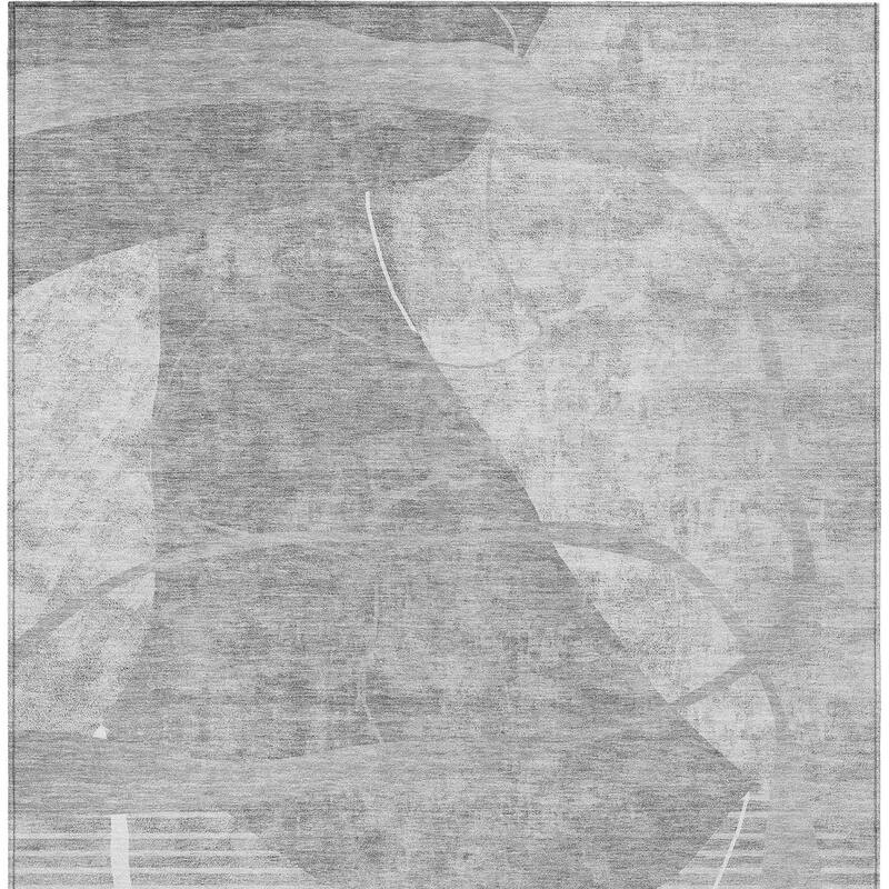 HomeRoots Abstract Transitional Rectangle Outdoor Rug