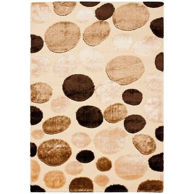 SAFAVIEH Miami Shag Clementina Dotted Rug - 5'3" x 7'6" - Cream/Multi