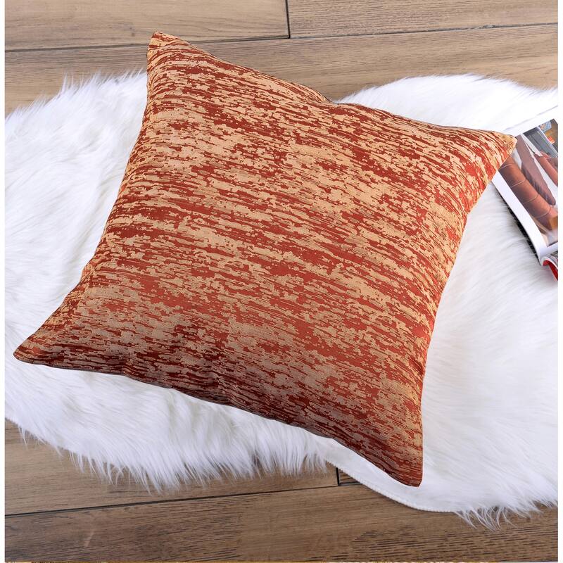 Peralta Jacquard Chenille Window Valance and Pillow Shell Set