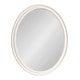 preview thumbnail 18 of 31, Kate and Laurel Mansell Oval Framed Wall Mirror 24x30 - White