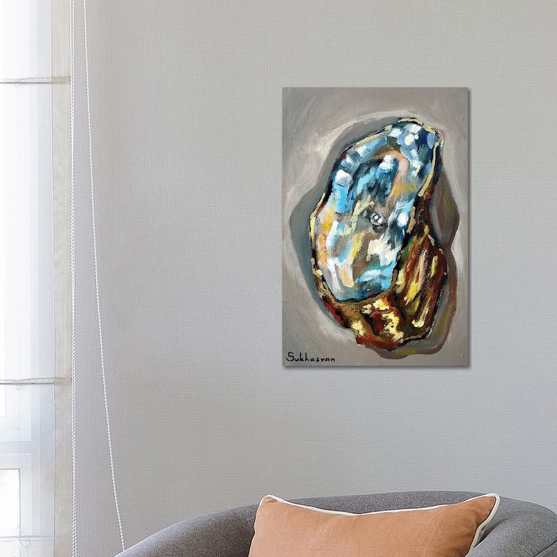 iCanvas "Still Life With Oyster Pearl" by Victoria Sukhasyan Canvas Print - 26x18x1.5