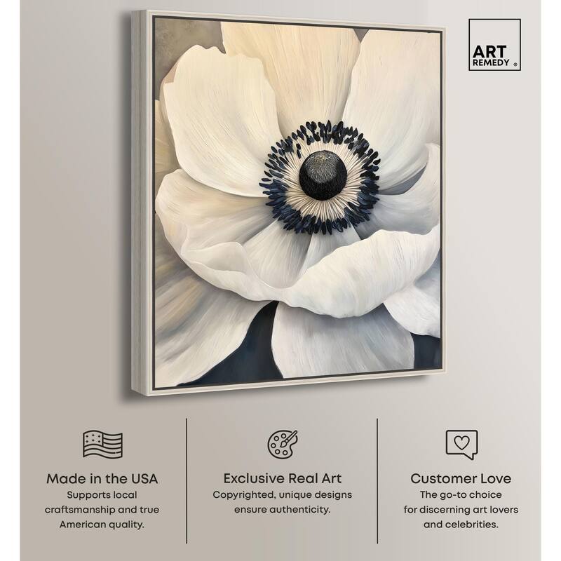 Heart of the Anemone Canvas by Art Remedy