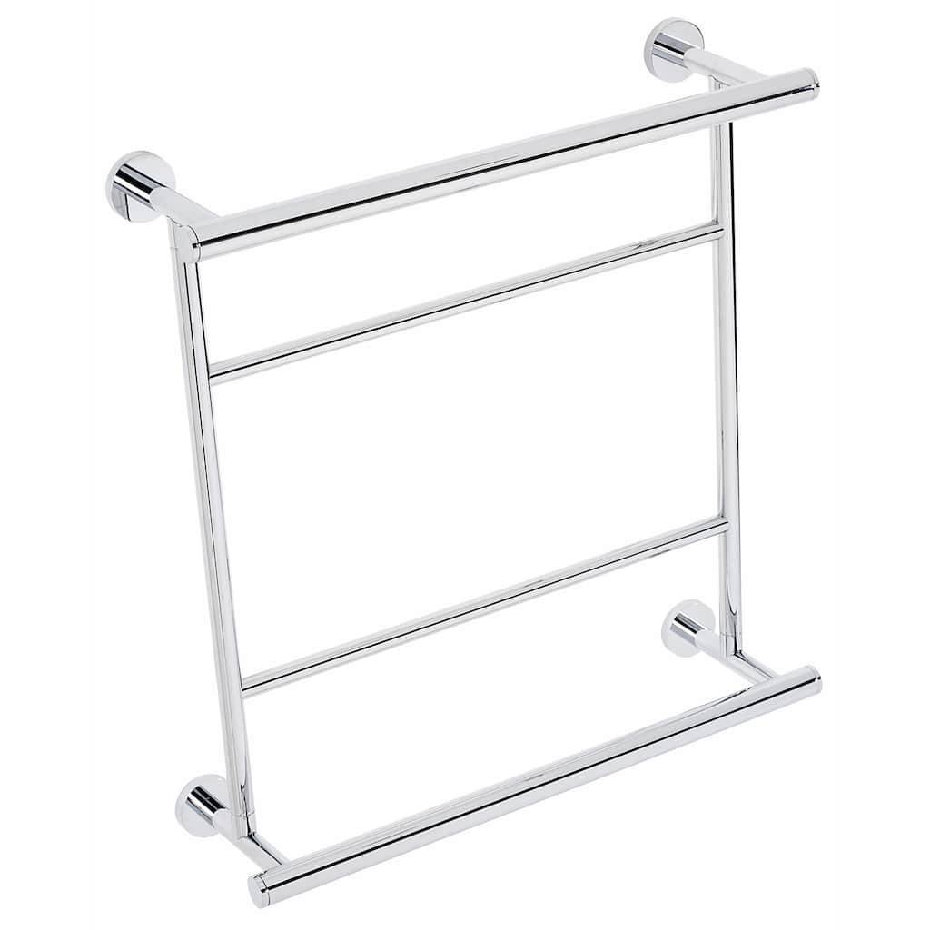 Alno Contemporary I 18 Inch Wide Towel Rack with Bottom Towel Bar