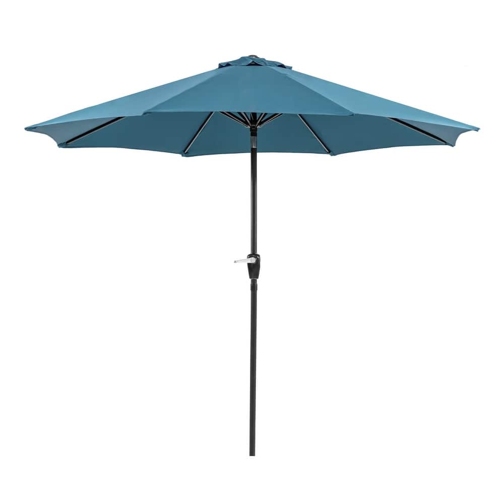 Wane 9-foot Steel Round Crank Market Umbrella by Furniture of America