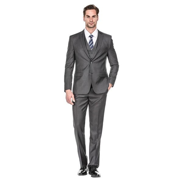 grey suit skinny fit