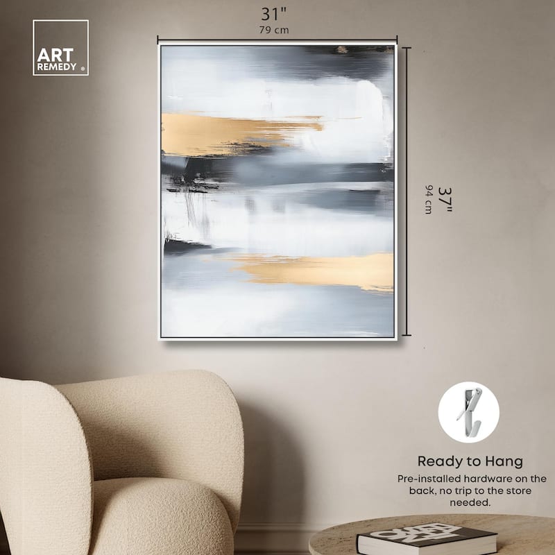 Visual Gold Vortex II Canvas by Art Remedy