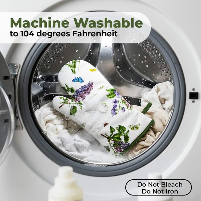 Pimpernel Botanic Garden Collection Oven Glove - 14.5" x 8"