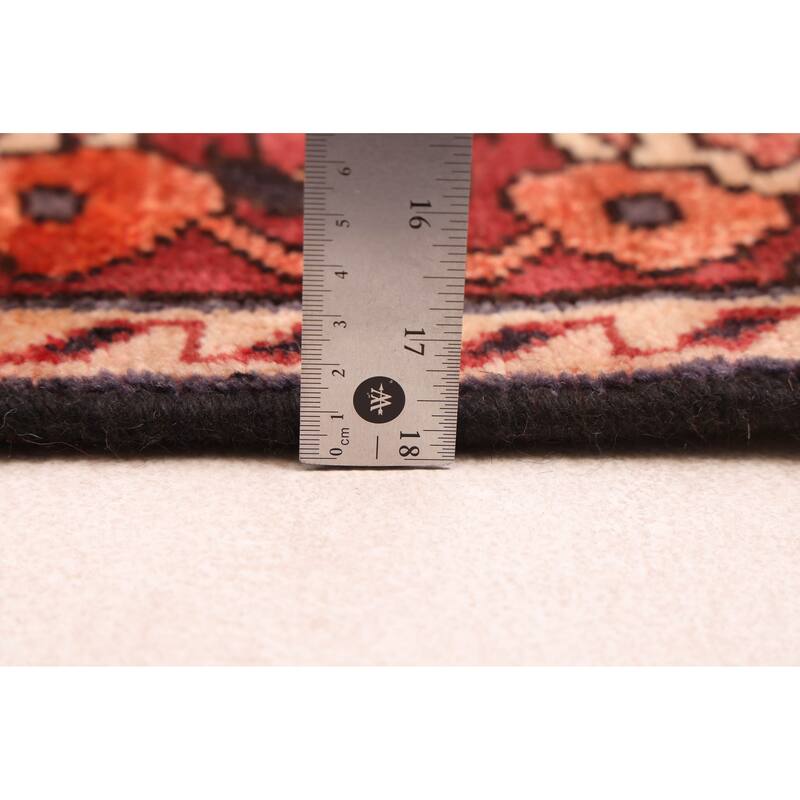 ECARPETGALLERY Hand-knotted Kayseri Vintage Red Wool Rug - 6'9 x 10'1