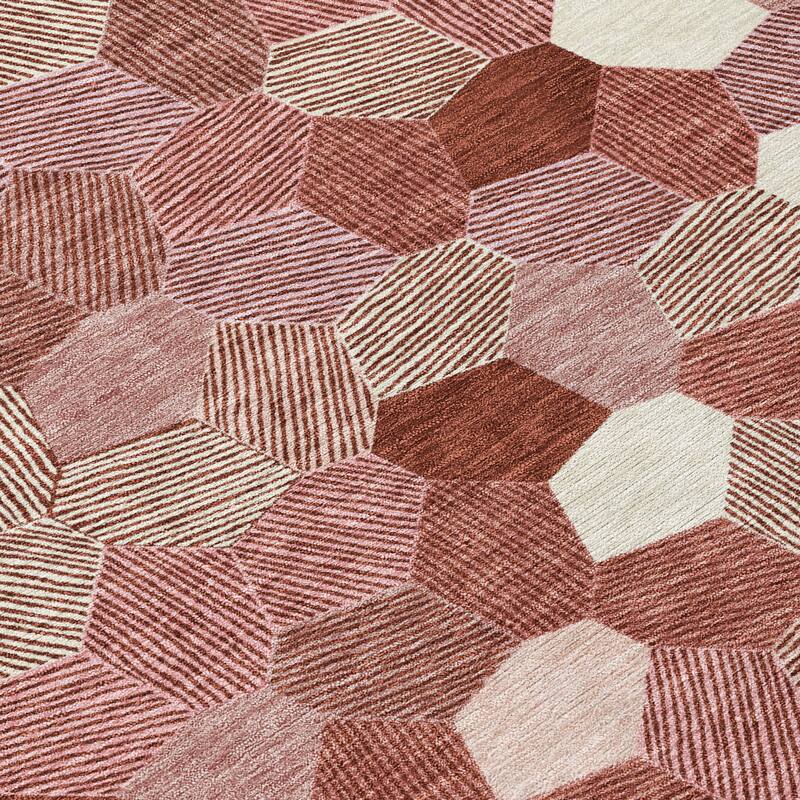 Machine Washable Indoor/ Outdoor Modern Loyd Chantille Rug