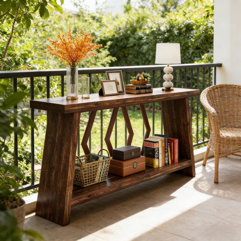 Industrial Style Console Table - Sofa, End & Coffee Table