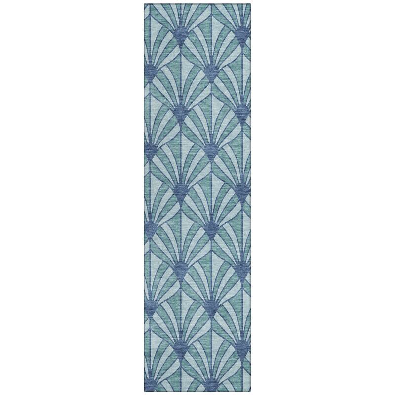 Machine Washable Indoor/ Outdoor Casual Kim Chantille Rug