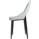 preview thumbnail 74 of 83, Amalfi Mid-Century Modern Upholstered Dining Chair - Open Back Side Chair with Metal Legs for Kitchen, Dining Room & Living Room