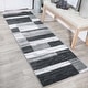 preview thumbnail 37 of 136, Superior Rockwood Patchwork Indoor Area Rug or Runner 2' 7" x 8' - Charcoal