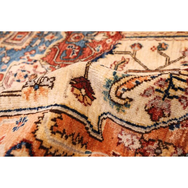 ECARPETGALLERY Hand-knotted Aryana Ivory Wool Rug - 5'8 x 7'10