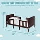 preview thumbnail 2 of 5, Dream On Me Hudson 3 in 1 Convertible Toddler Bed Espresso