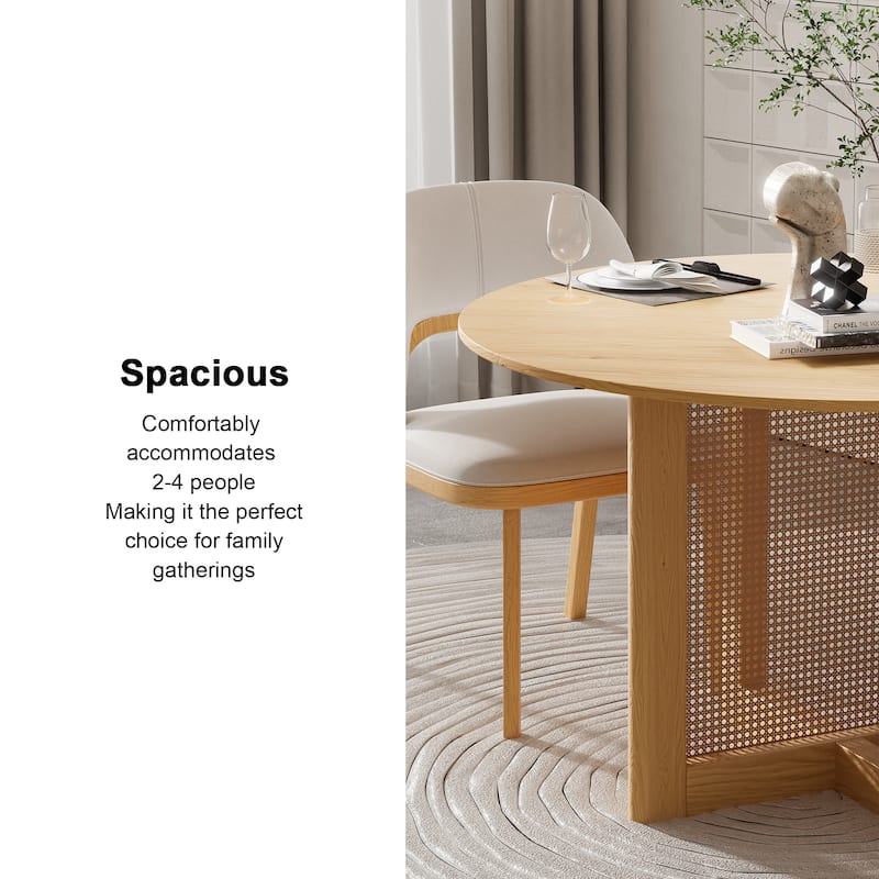 Lumioca Cinna Oak Wood Double Pedestal Dining Table