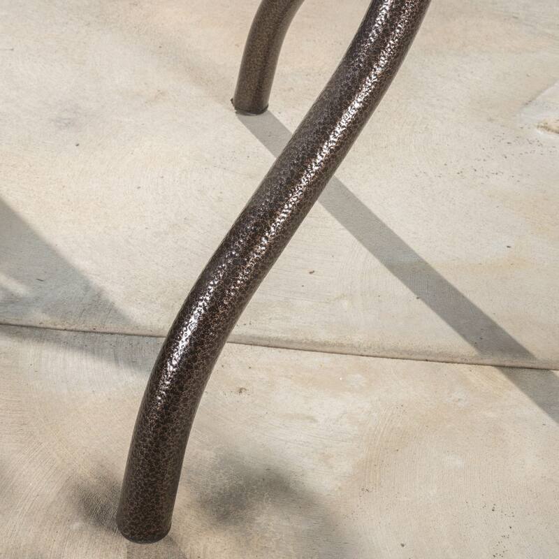 Hallandale Bronze Aluminum Outdoor Dining Table by Christopher Knight Home - 67.00" L x 37.50" W x 30.25" H