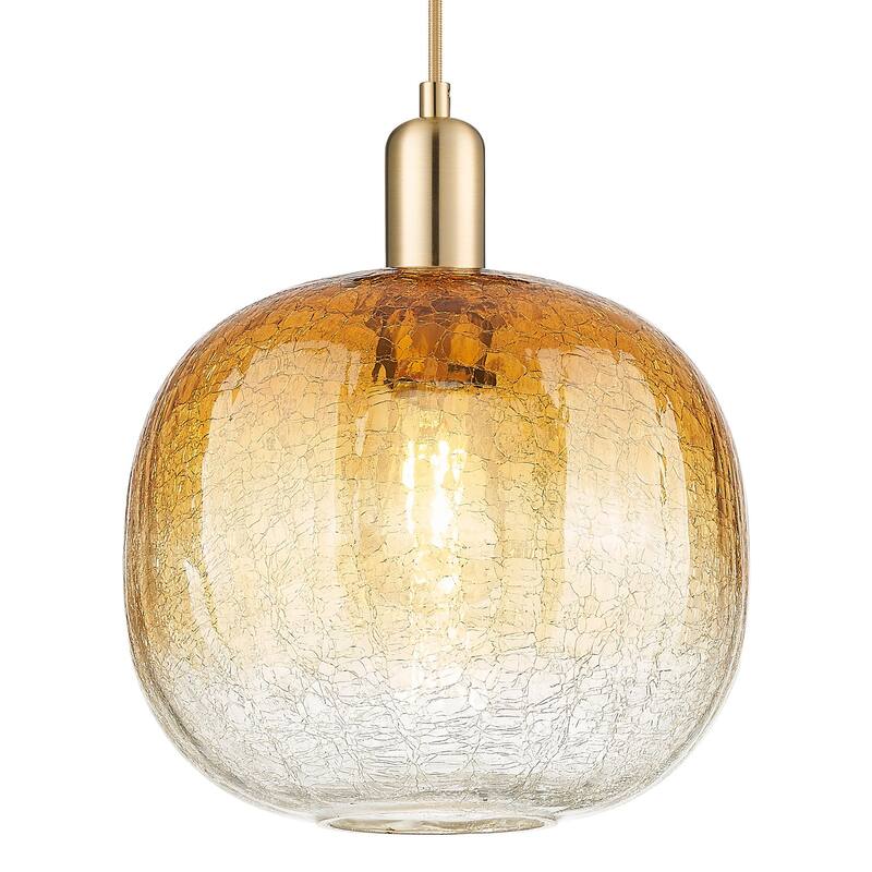 Innovations Lighting 716-1P-G481-10AM Brookhaven Sphere 10" Wide Cord - Champagne Bronze