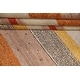 preview thumbnail 15 of 17, Vegetable Dye Modern Gabbeh Persian Area Rug Hand-knotted Wool Carpet - 8'0" x 10'7"