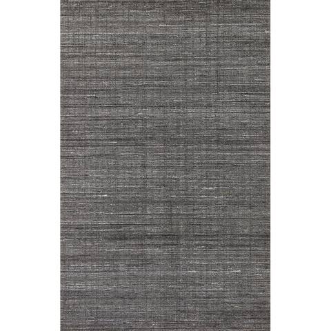 Contemporary Gabbeh Area Rug Wool Hand-knotted Office Carpet - 5'4" x 7'11"