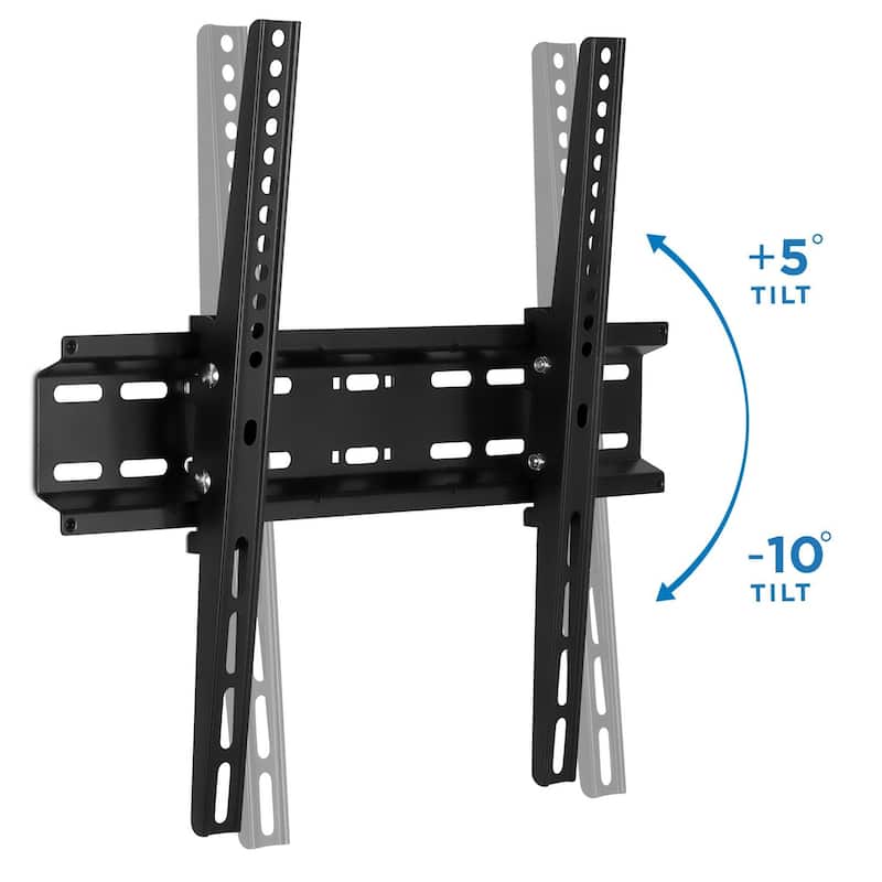Tilting Flatscreen Wall Mount TV for LED, LCD, and Plasma televisions - Black