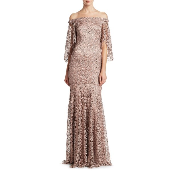 theia off the shoulder mermaid gown