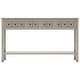 preview thumbnail 27 of 39, Merax 60" Long Console Table with Different Size Drawers and Bottom Shelf