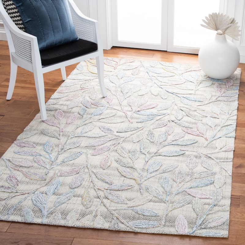 SAFAVIEH Handmade Southampton Kelsea Wool Rug - 4' x 6' - Purple/Blue