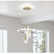preview thumbnail 2 of 5, 1/2/3-Ring Modern LED Gold Dimmable Ceiling Light Aesthetics Island Pendant Lights
