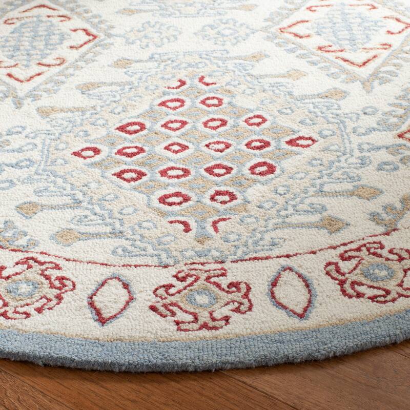 SAFAVIEH Handmade Micro-Loop Anouschka Wool Rug
