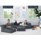 preview thumbnail 7 of 5, Cozee 4-Piece Sectional Sofa Set