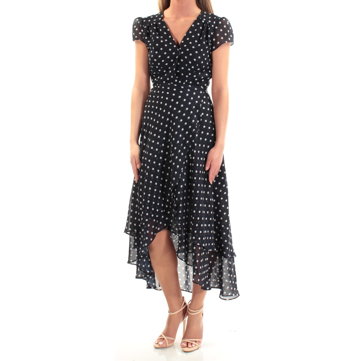 betsey johnson polka dot wrap dress