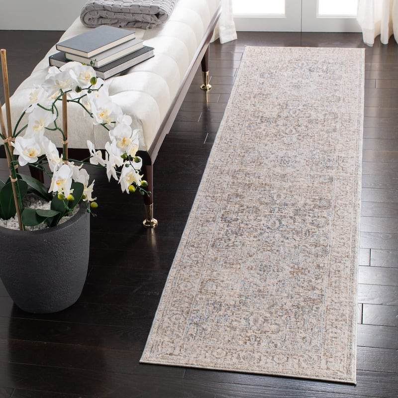 SAFAVIEH Moon Dust Rafaela Transitional Oriental Rug- - 2'2" x 8' Runner - Beige/Ivory