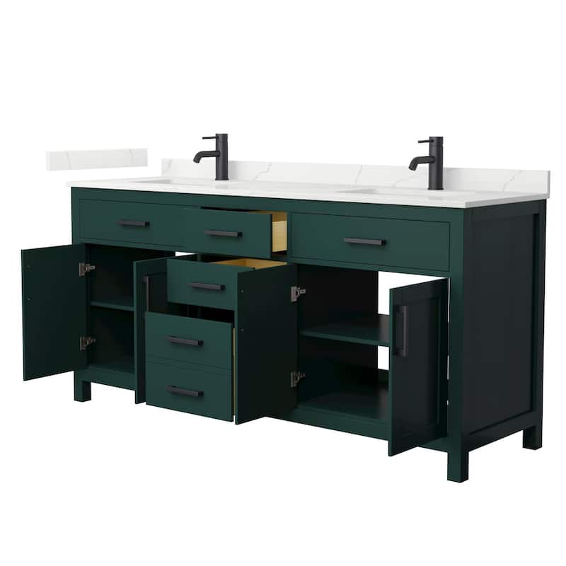 Wyndham Collection WCG2424-72D-QTZ-UNSMXX Beckett 72" Free Standing