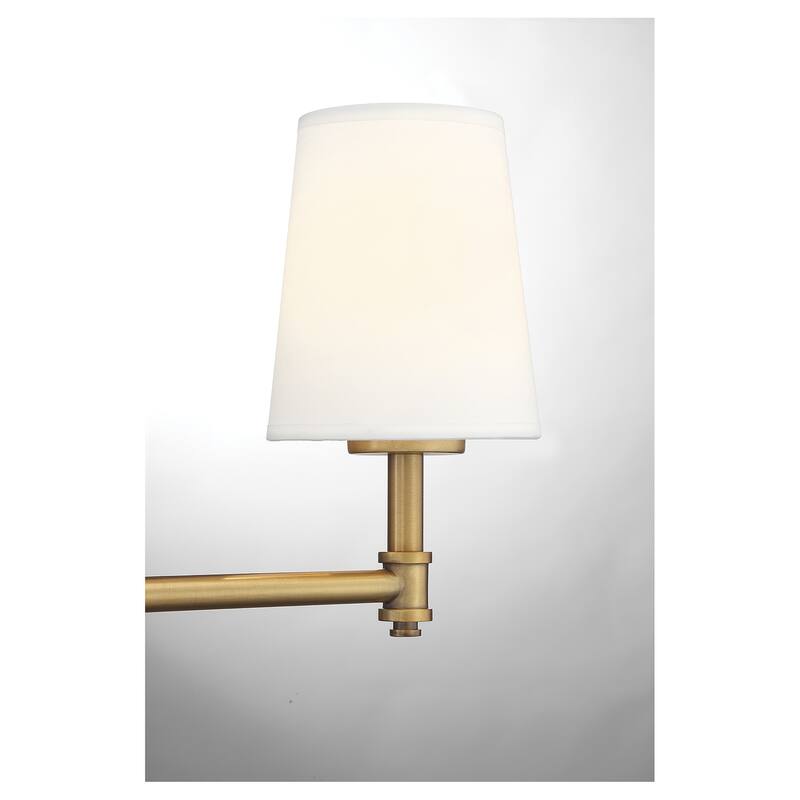 Trade Winds Coyle 3-Light Bathroom Vanity Light in Natural Brass