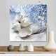preview thumbnail 7 of 11, "Seashells washed ashore" Canvas Wall Art 16" x 16"