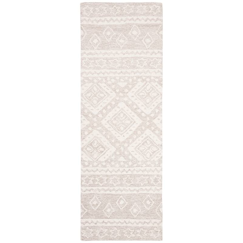 SAFAVIEH Handmade Micro-Loop Kobie Wool Rug
