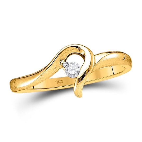 G-H,I2-I3 1/20 cttw, Size-7.5 Diamond Wedding Band in 10K White Gold