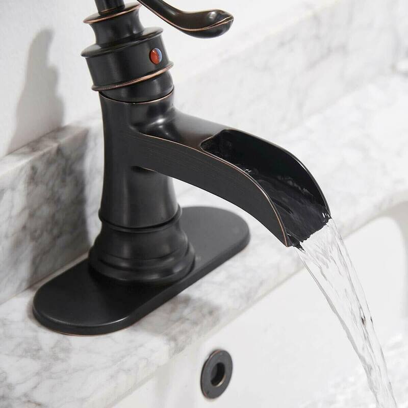 Oil Rubbed Bronze Waterfall Bathroom Faucet Bed Bath & Beyond 39581609