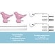 preview thumbnail 34 of 56, Cute Bird Finial Adjustable Decorative Designer Curtain Rod