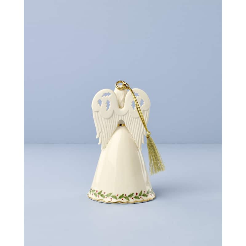 Lenox Holiday Angel Bell with Hymns Ornament