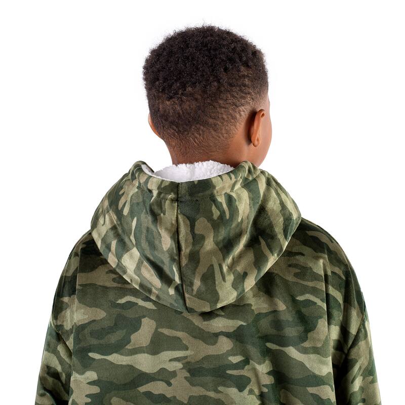 Bare Homey B-Cozy Oversized Sherpa Wearable Blanket