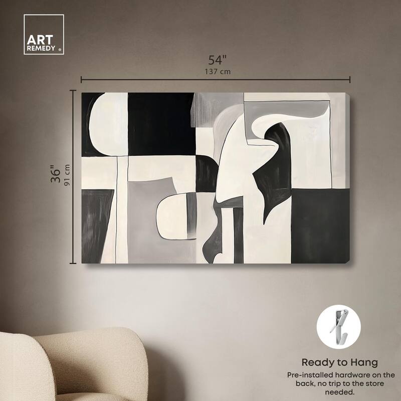 Shadow Play II Canvas by Art Remedy, Gallery Wrapped