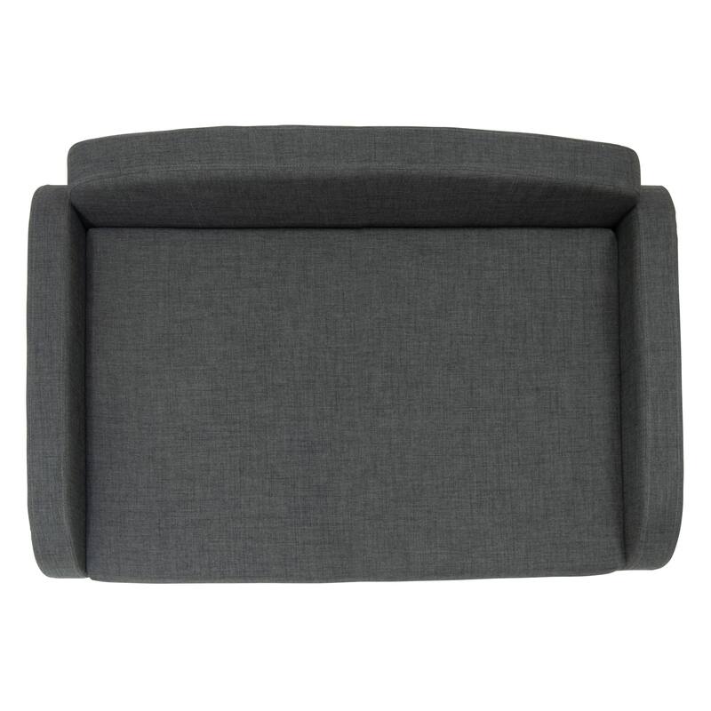 Paws & Purrs Modern Pet Sofa Bed Low-Back Lounger for Dogs & Cats – Removable Washable Mattress Cover