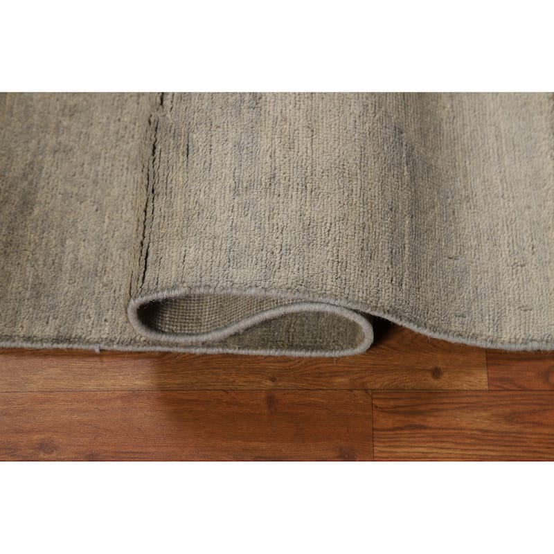 Hand Knotted Oriental 100% Wool Carpet Modern Modern Multi-Colored Gabbeh Area Rug - 3' 11'' X 2' 5''
