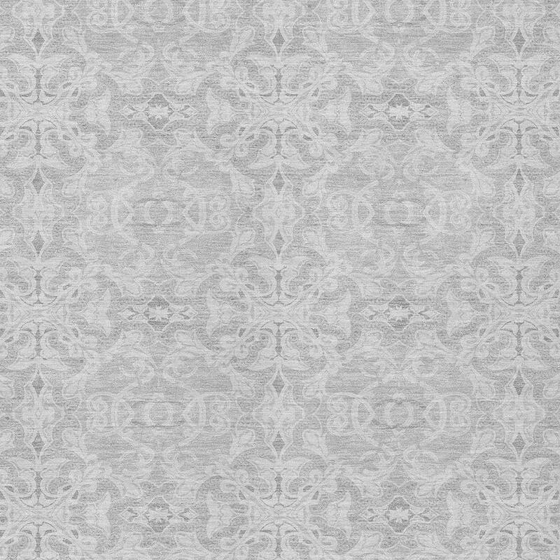 HomeRoots Medallion Transitional Rectangle Outdoor Rug