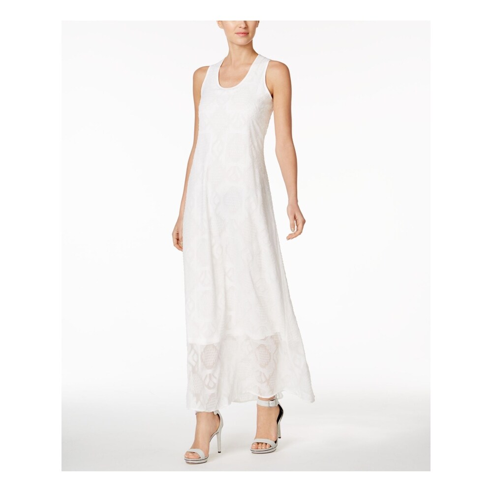 calvin klein white dress