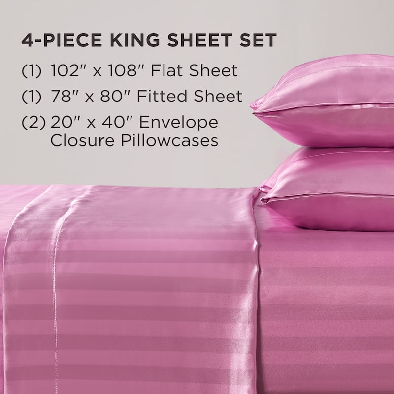 Juicy Couture Silky Satin Damask Sheet Sets